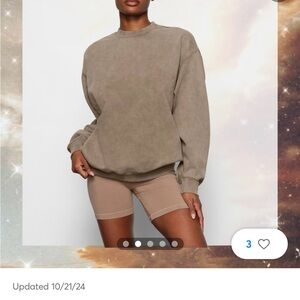 SKIMS Boyfriend Fleece Sweatshirt